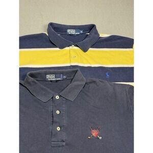 Polo Ralph Lauren Polo Shirt Mens Large Lot of 2 Short Sleeve